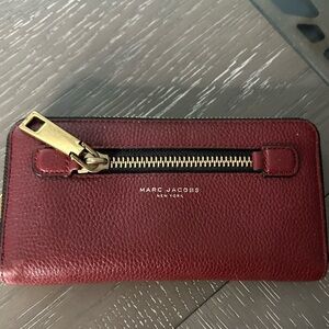 Burgandy leather Marc Jacob Wallet